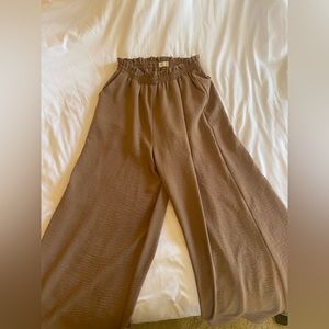 altar’d state tan flowy pants